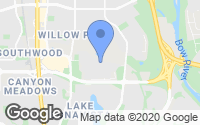 Map of Silverado, AB